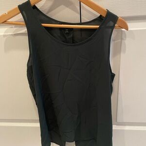 Express Elegant Green Sleeveless Top